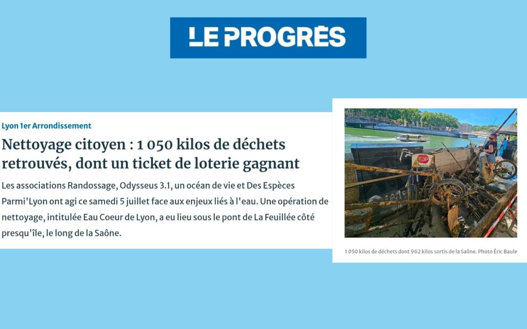 Nettoyage citoyen : 1 050 kilos de déchets retrouvés