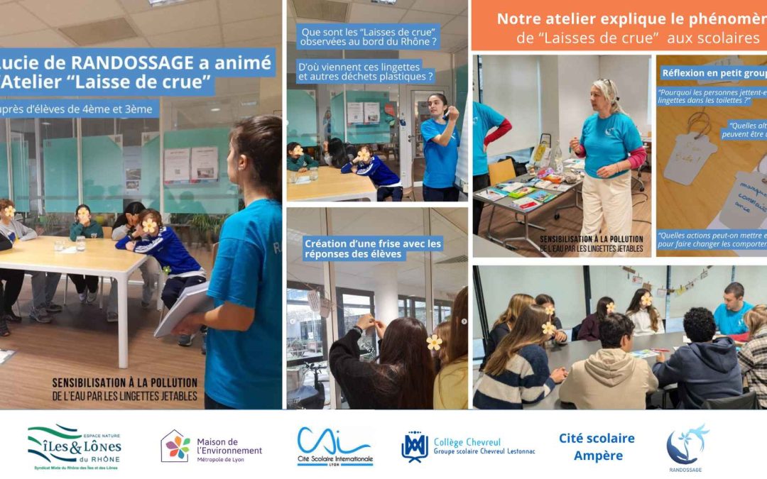 Notre atelier explique « Les Laisse de Crue »